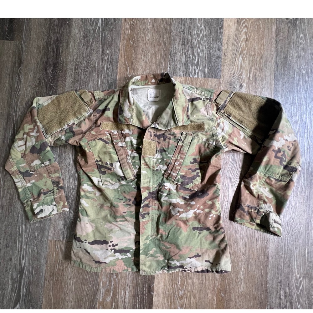Military OCP Multicam Combat Jacket Mens 33‎ Short Camo Tactical Ripstop Coat